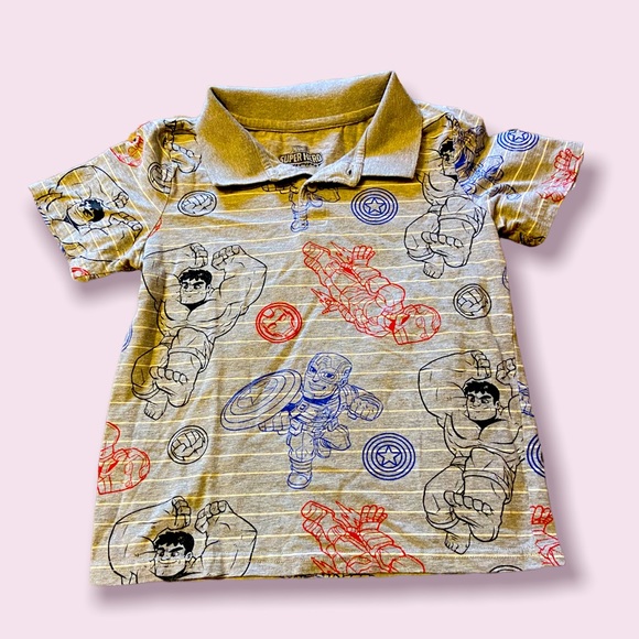 ⭐️SALE🌟 Marvel Superhero Adventures Collared Shirt - Picture 1 of 5